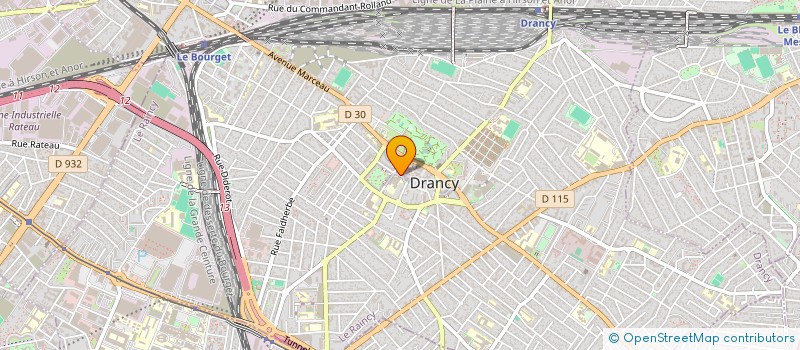 localisation de l'entreprise MADAME LINDA CHERAIET  DRANCY