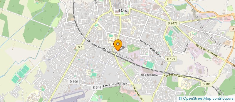 localisation de l'entreprise MADAME LINDA CHEVALIER à DAX