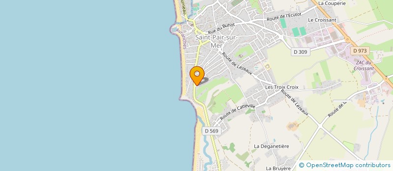 localisation de l'entreprise MADAME LINDA CLAUSTRE à SAINT-PAIR-SUR-MER