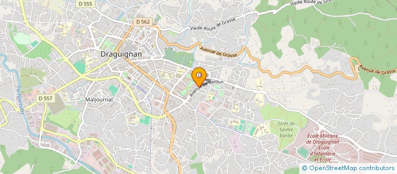 localisation de l'entreprise MADAME LINDA CLAUSTRES  DRAGUIGNAN