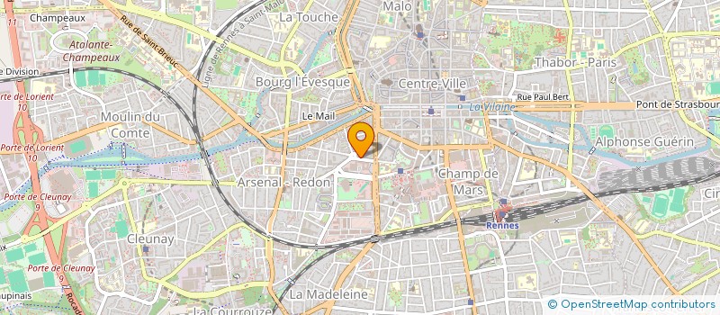 localisation de l'entreprise MADAME LINDA CLEMENT  RENNES