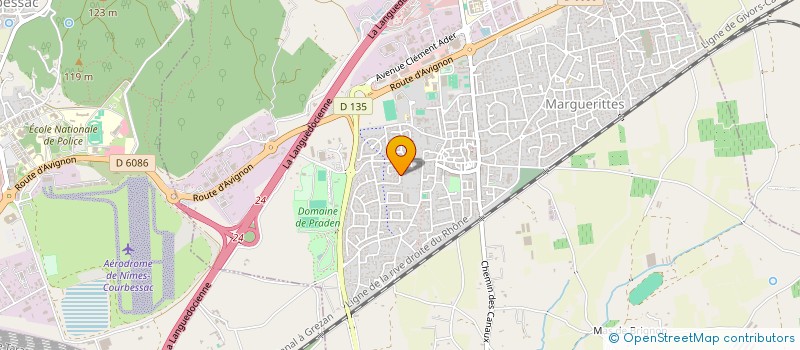 localisation de l'entreprise MADAME LINDA COFFIGNY  MARGUERITTES