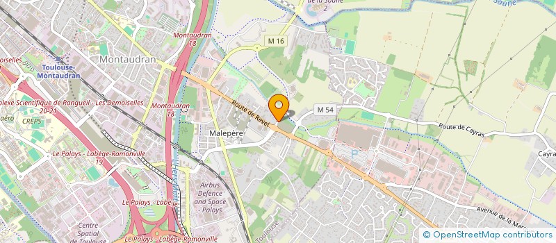 localisation de l'entreprise MADAME LINDA COHAT  TOULOUSE