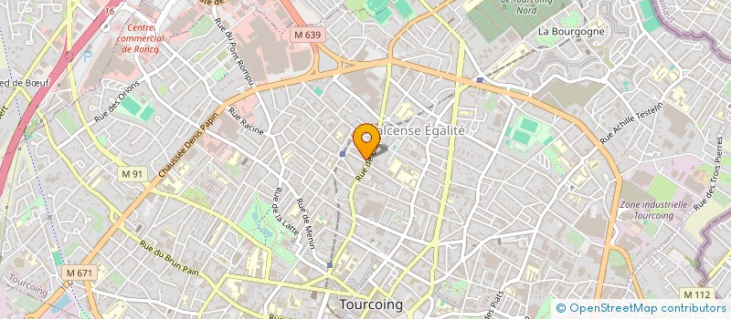 localisation de l'entreprise MADAME LINDA COINDET  TOURCOING