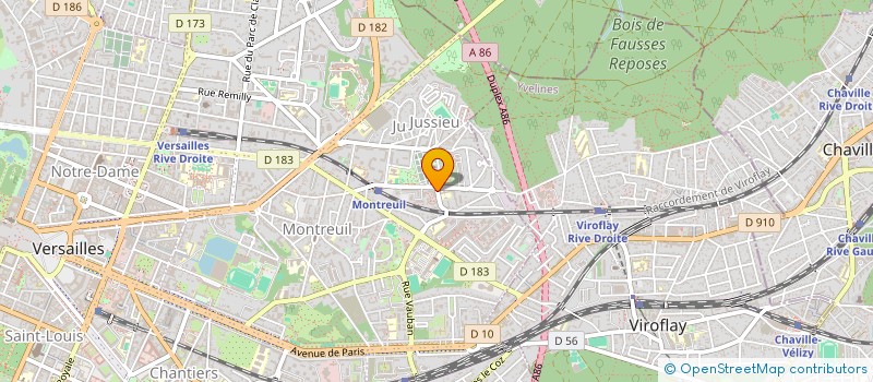 localisation de l'entreprise MADAME LINDA CUISINIER à VERSAILLES