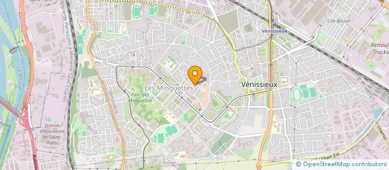 localisation de l'entreprise MADAME LINDA DAIRI  VENISSIEUX