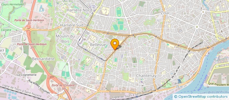 localisation de l'entreprise MADAME LINDA DANIEL à NANTES