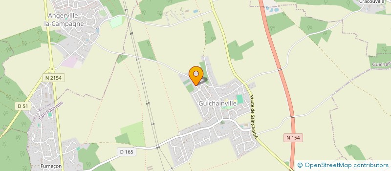 localisation de l'entreprise MADAME LINDA DANIEL  GUICHAINVILLE