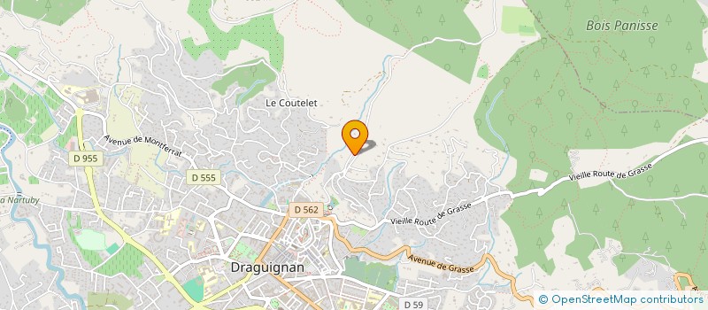 localisation de l'entreprise MADAME LINDA DE VADDER  DRAGUIGNAN