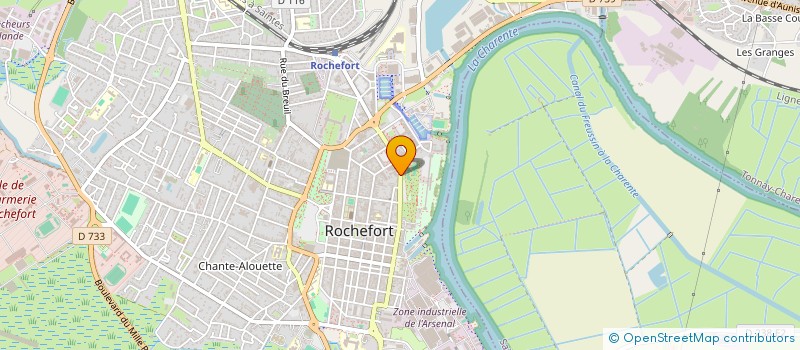 localisation de l'entreprise MADAME LINDA DESGOURDES  ROCHEFORT