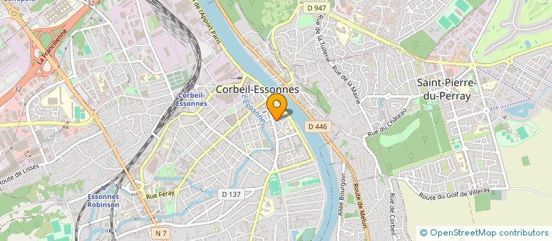 localisation de l'entreprise MADAME LINDA DIALLO à CORBEIL-ESSONNES