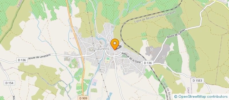 localisation de l'entreprise MADAME LINDA DUPORT  LAURENS