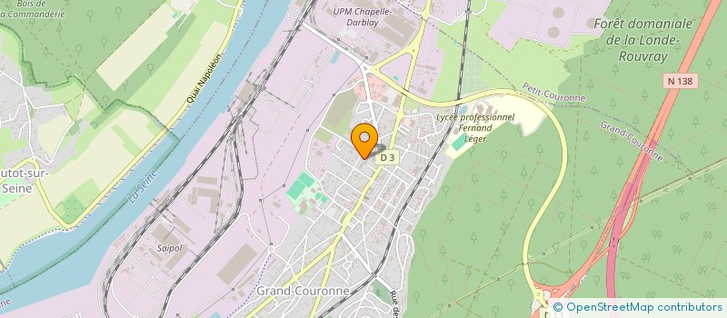 localisation de l'entreprise MADAME LINDA DUVAL  GRAND-COURONNE