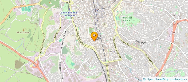 localisation de l'entreprise MADAME LINDA EDIT SZABO  SAINT-ETIENNE