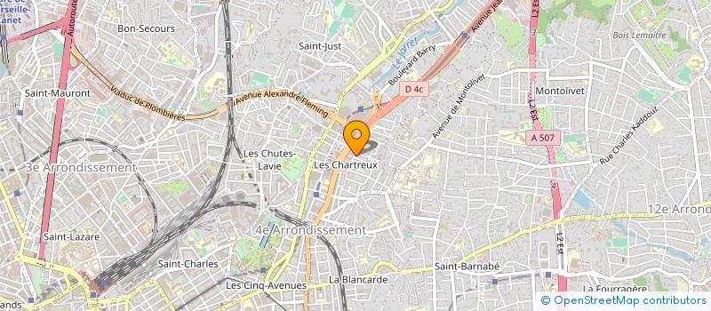 localisation de l'entreprise MADAME LINDA EL KHALFIOUI à MARSEILLE