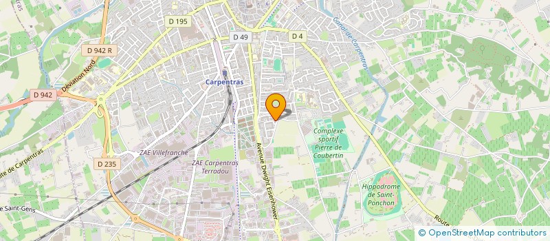 localisation de l'entreprise MADAME LINDA ENNOURI  CARPENTRAS