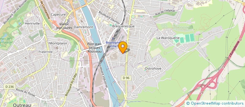 localisation de l'entreprise MADAME LINDA EZEQUE à BOULOGNE-SUR-MER