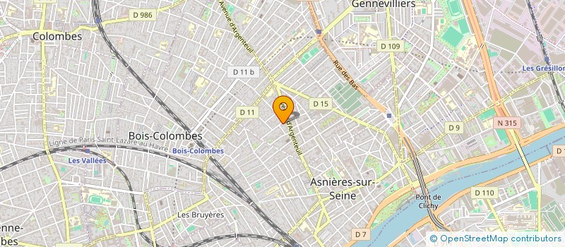 localisation de l'entreprise MADAME LINDA FERKOUS à ASNIERES-SUR-SEINE
