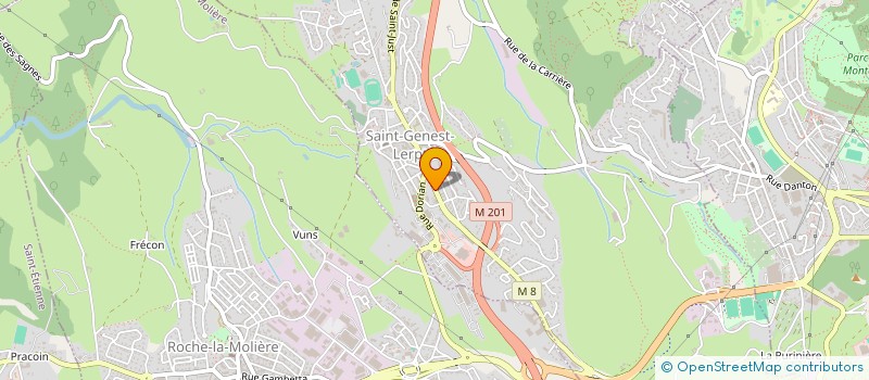 localisation de l'entreprise MADAME LINDA FERRADJ  SAINT-GENEST-LERPT