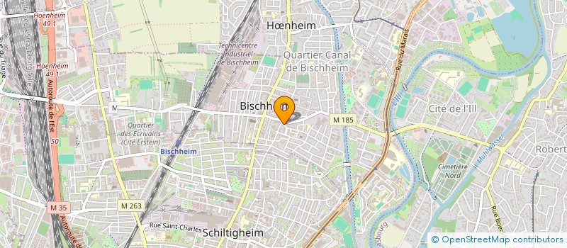 localisation de l'entreprise MADAME LINDA FINDEL  BISCHHEIM