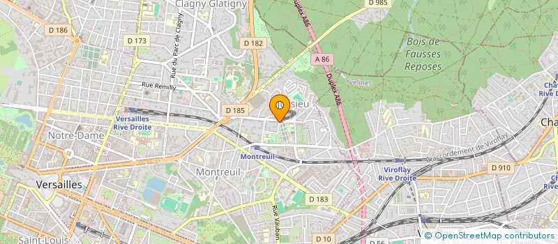 localisation de l'entreprise MADAME LINDA FOLLY à VERSAILLES