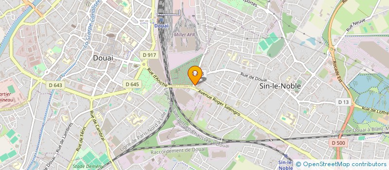 localisation de l'entreprise MADAME LINDA FRAMERY  SIN-LE-NOBLE