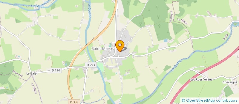 localisation de l'entreprise MADAME LINDA FRANCOIS  SAINT-MARCEAU