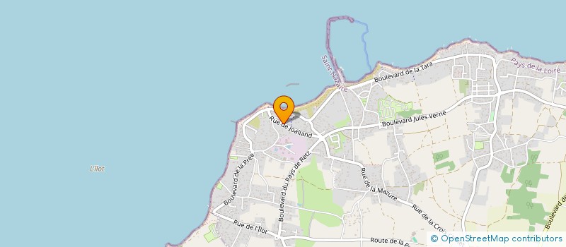 localisation de l'entreprise MADAME LINDA GAULIER à LA PLAINE-SUR-MER