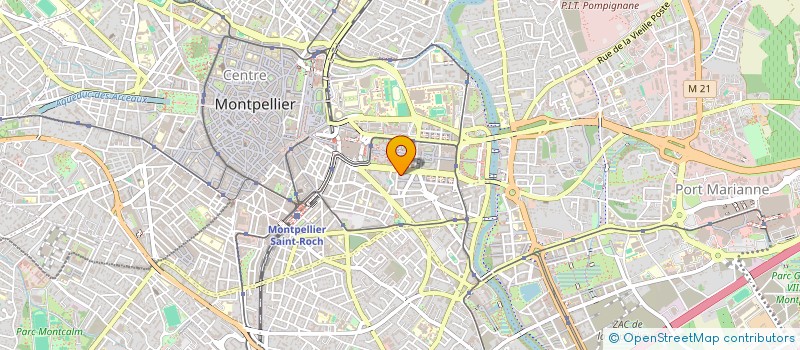 localisation de l'entreprise MADAME LINDA GENA à MONTPELLIER