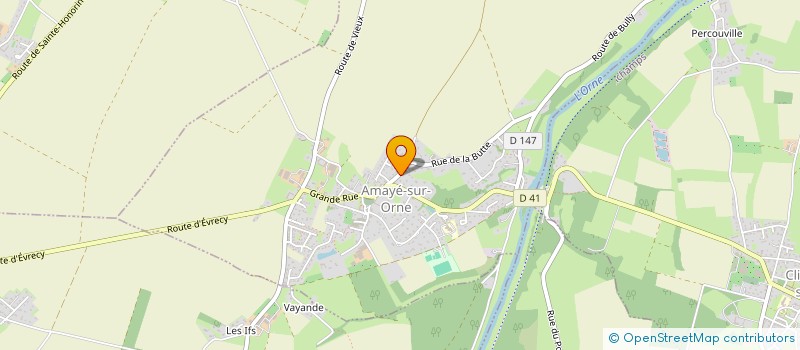 localisation de l'entreprise MADAME LINDA GEORGES  AMAYE-SUR-ORNE