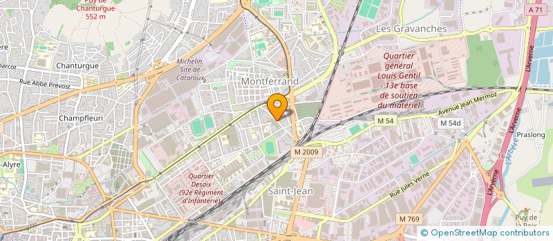 localisation de l'entreprise MADAME LINDA GHODBANI  CLERMONT-FERRAND