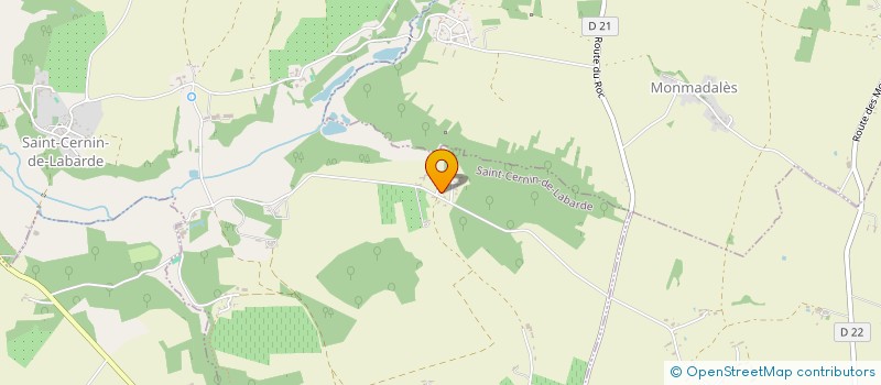 localisation de l'entreprise MADAME LINDA GIBBONS  SAINT-CERNIN-DE-LABARDE