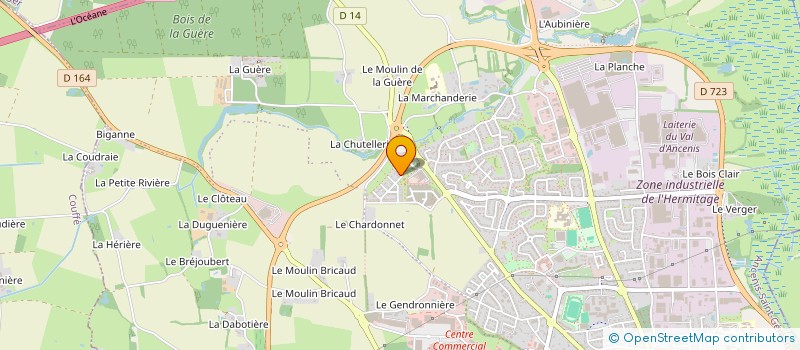 localisation de l'entreprise MADAME LINDA GIRARD  ANCENIS-SAINT-GEREON