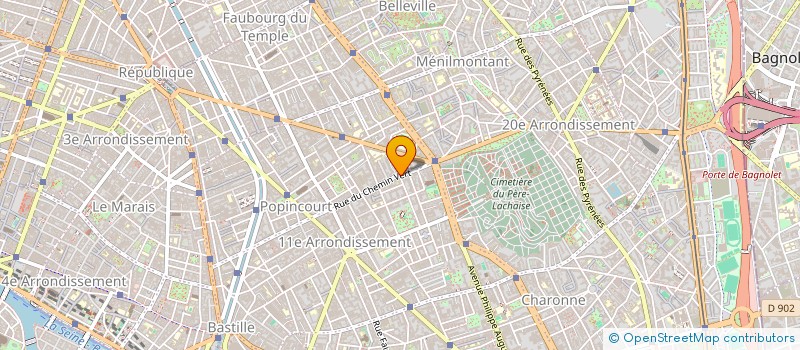 localisation de l'entreprise MADAME LINDA GODROLI  PARIS