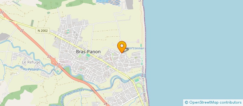 localisation de l'entreprise MADAME LINDA GOMARD  BRAS-PANON