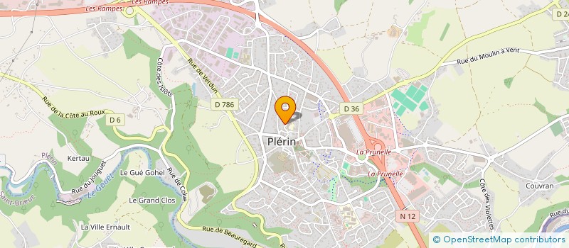 localisation de l'entreprise MADAME LINDA GOURIOU  PLERIN