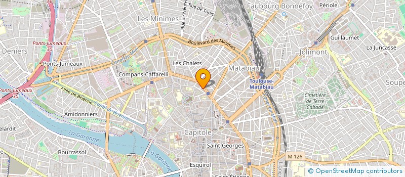 localisation de l'entreprise MADAME LINDA GOURJADE  TOULOUSE