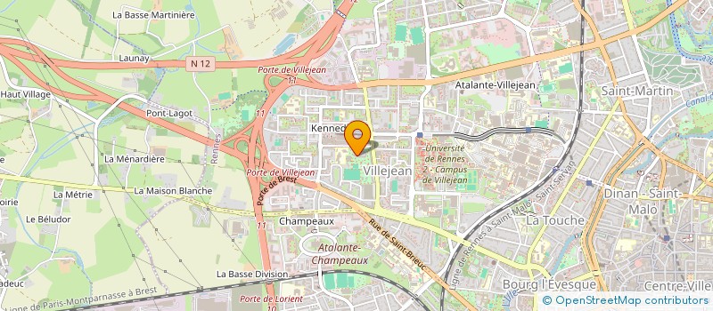 localisation de l'entreprise MADAME LINDA GREFF  RENNES