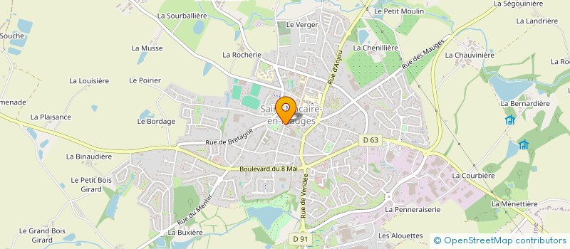 localisation de l'entreprise MADAME LINDA GUERIN  SEVREMOINE