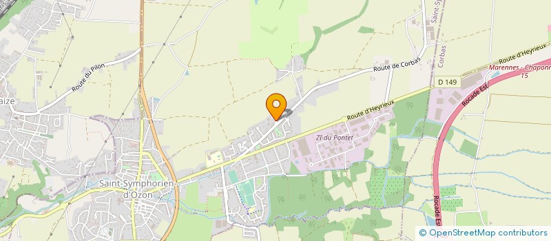 localisation de l'entreprise MADAME LINDA GUYARD  SAINT-SYMPHORIEN-D'OZON