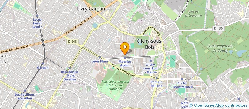 localisation de l'entreprise MADAME LINDA HALOU à CLICHY-SOUS-BOIS