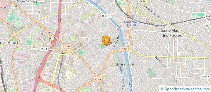 localisation de l'entreprise MADAME LINDA HALOUA  CRETEIL