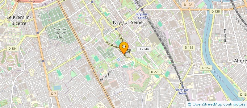 localisation de l'entreprise MADAME LINDA HAMMI  IVRY-SUR-SEINE