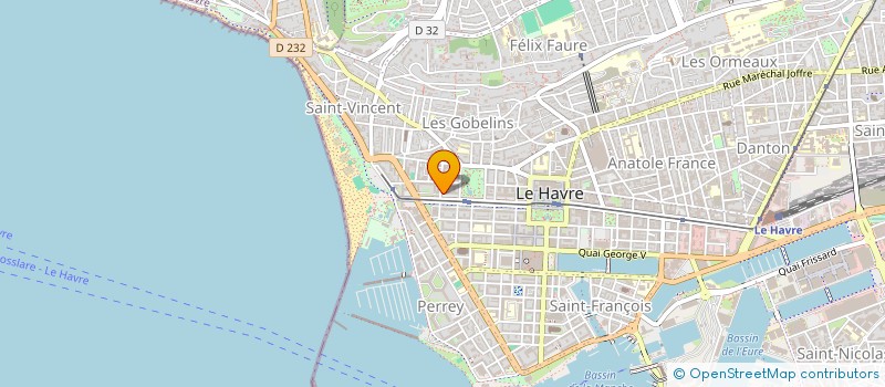 localisation de l'entreprise MADAME LINDA HAMNACHE à LE HAVRE