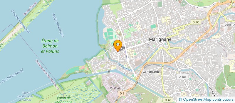 localisation de l'entreprise MADAME LINDA HUSEJNOVIC  MARIGNANE