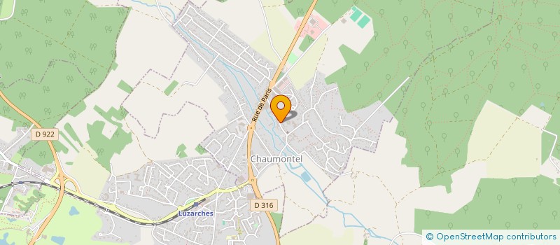 localisation de l'entreprise MADAME LINDA IOVANOVITCH  CHAUMONTEL