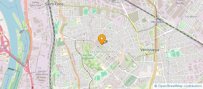 localisation de l'entreprise MADAME LINDA ISA  VENISSIEUX