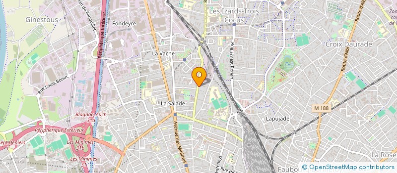 localisation de l'entreprise MADAME LINDA ISTAMOULOV à TOULOUSE