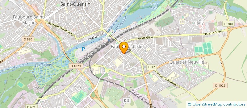 localisation de l'entreprise MADAME LINDA JAAFAR à SAINT-QUENTIN