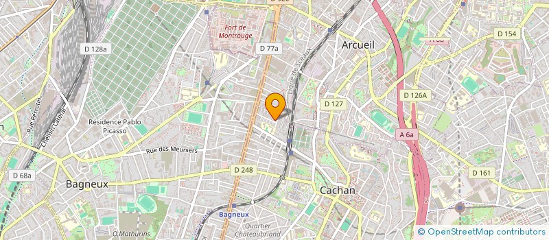 localisation de l'entreprise MADAME LINDA JANE HEALEY  CACHAN